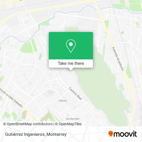 Gutiérrez Ingenieros map