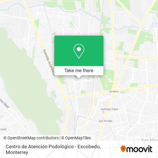 Centro de Atención Podológico - Escobedo map