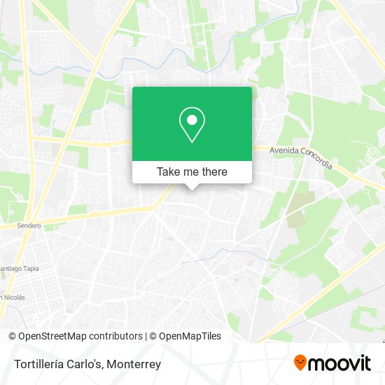 Mapa de Tortillería Carlo's