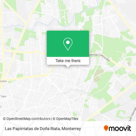 Las Papirriatas de Doña Riata map