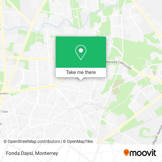 Mapa de Fonda Daysi