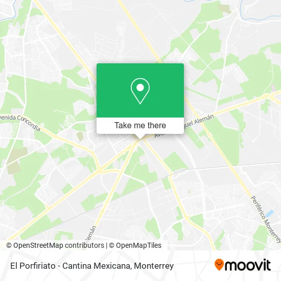 El Porfiriato - Cantina Mexicana map