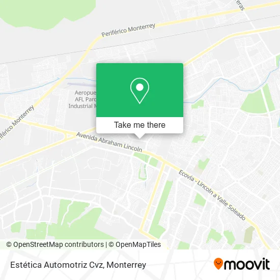 Estética Automotriz Cvz map