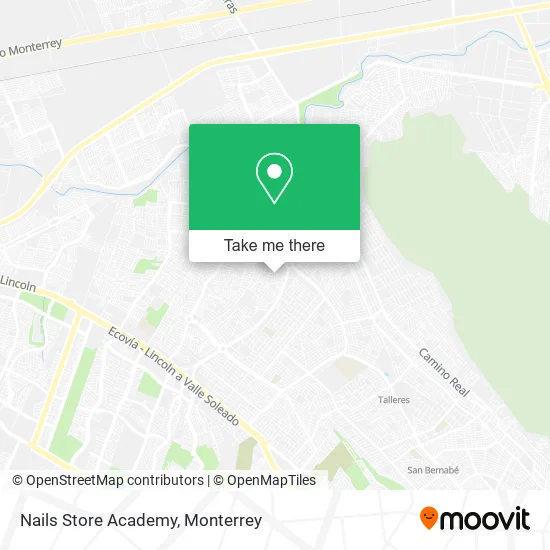 Nails Store Academy map
