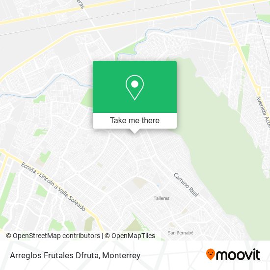 Arreglos Frutales Dfruta map