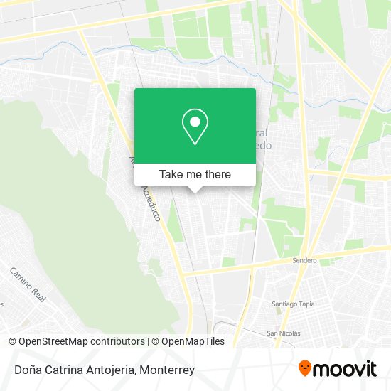 Mapa de Doña Catrina Antojeria