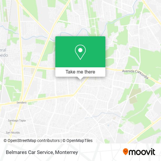 Belmares Car Service map