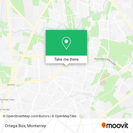 Mapa de Ortega Box