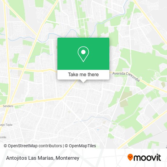 Antojitos Las Marías map