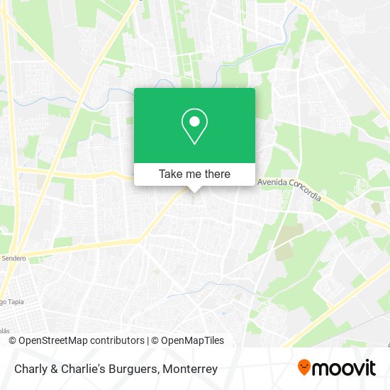 Mapa de Charly & Charlie's Burguers