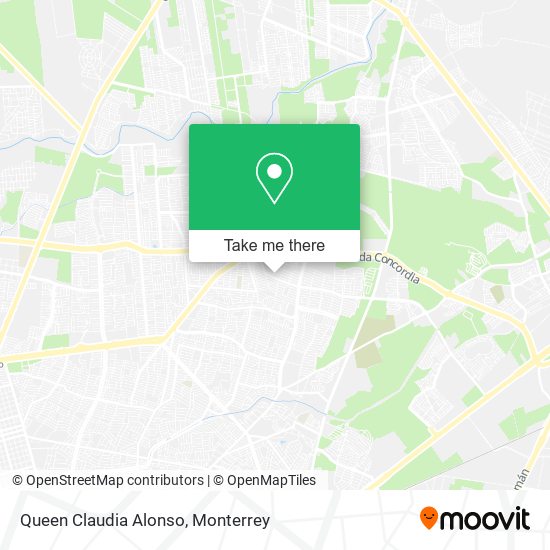 Queen Claudia Alonso map