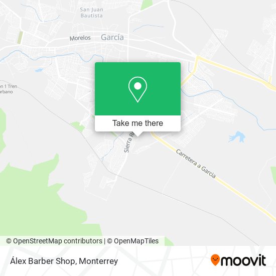 Mapa de Álex Barber Shop