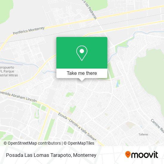 Mapa de Posada Las Lomas Tarapoto
