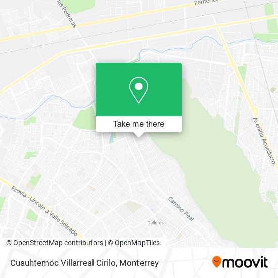 Mapa de Cuauhtemoc Villarreal Cirilo