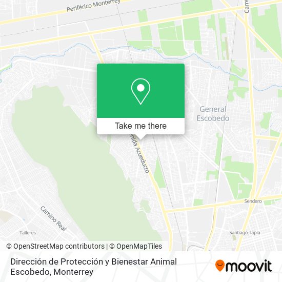 Dirección de Protección y Bienestar Animal Escobedo map