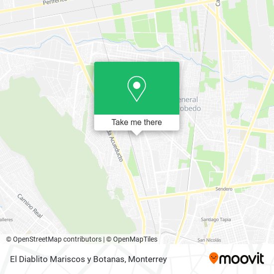 El Diablito Mariscos y Botanas map
