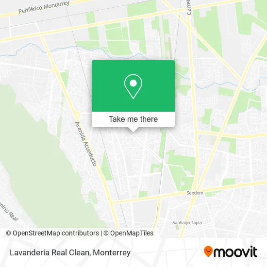 Lavandería Real Clean map
