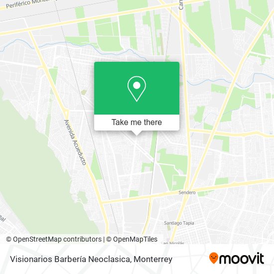 Visionarios Barbería Neoclasica map