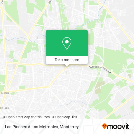 Mapa de Las Pinchex Alitas Metroplex