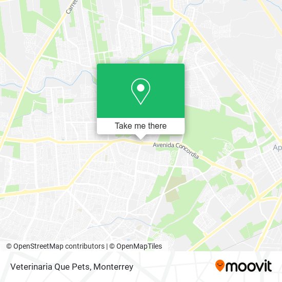 Veterinaria Que Pets map