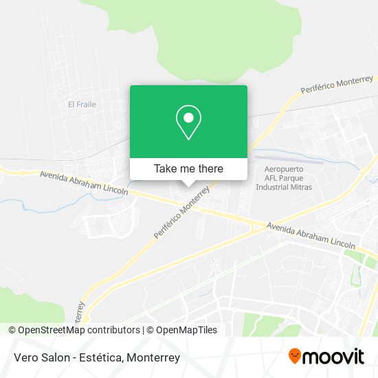 Mapa de Vero Salon - Estética