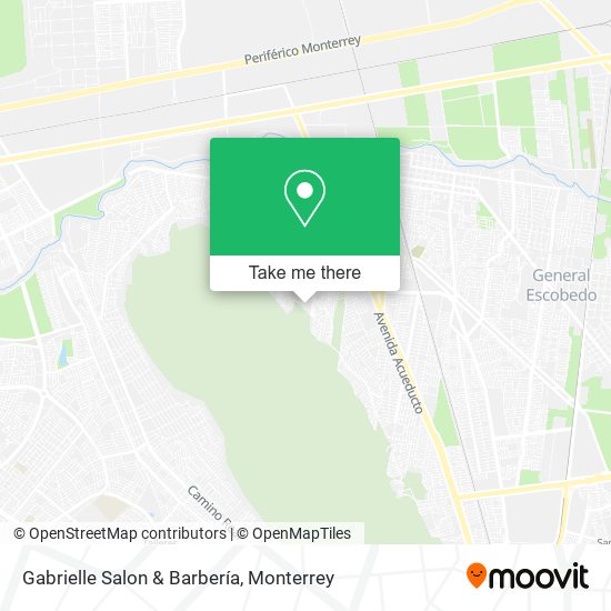 Mapa de Gabrielle Salon & Barbería