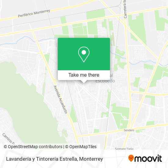 Lavandería y Tintorería Estrella map