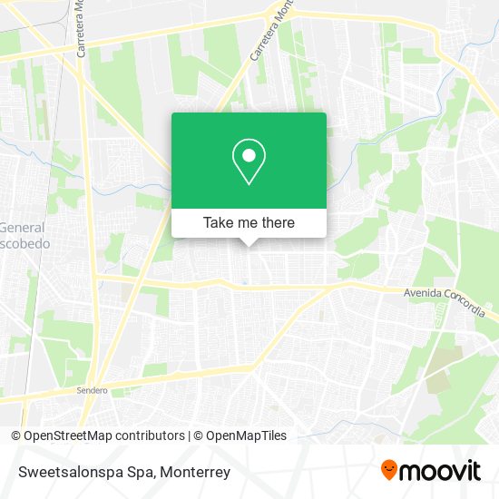 Mapa de Sweetsalonspa Spa