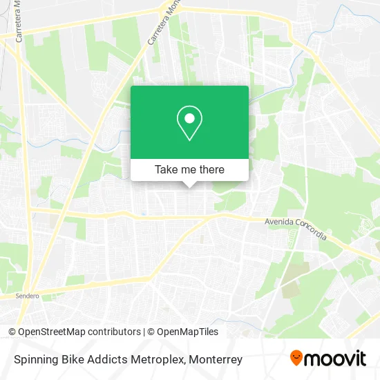 Spinning Bike Addicts Metroplex map