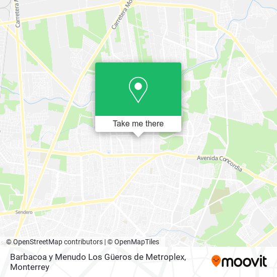 Barbacoa y Menudo Los Güeros de Metroplex map