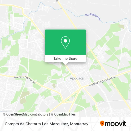 Compra de Chatarra Los Mezquitez map