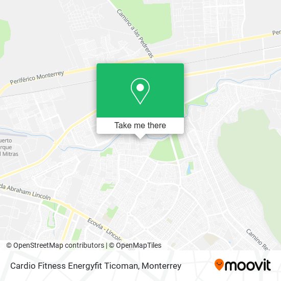 Cardio Fitness Energyfit Ticoman map