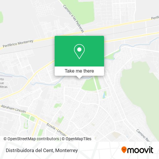 Distribuidora del Cent map