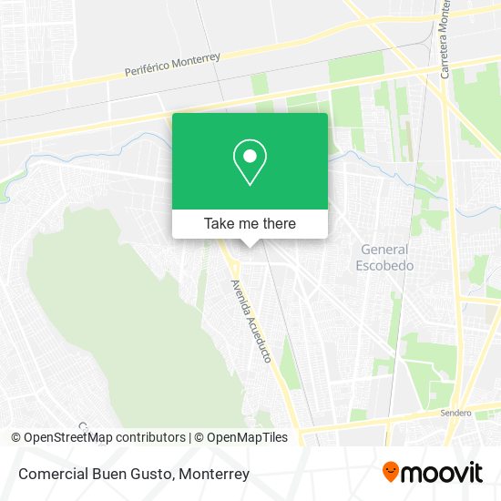Mapa de Comercial Buen Gusto