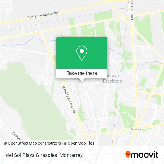 del Sol Plaza Girasoles map