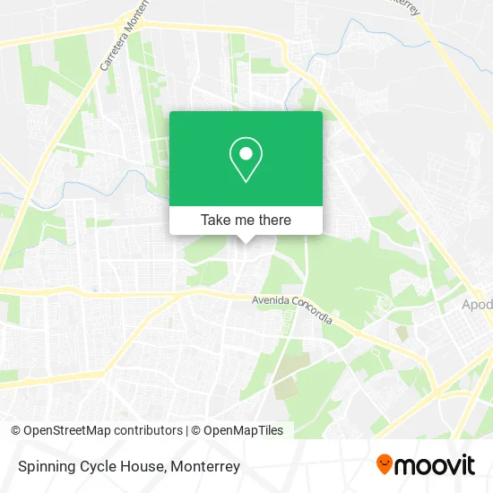 Spinning Cycle House map