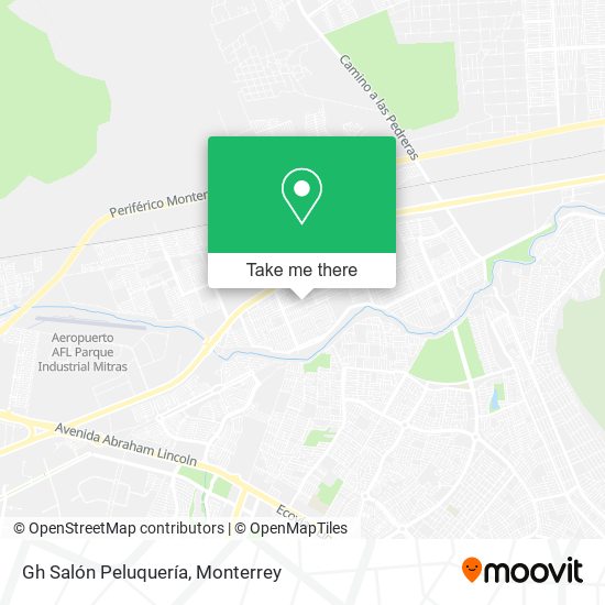 Mapa de Gh Salón Peluquería