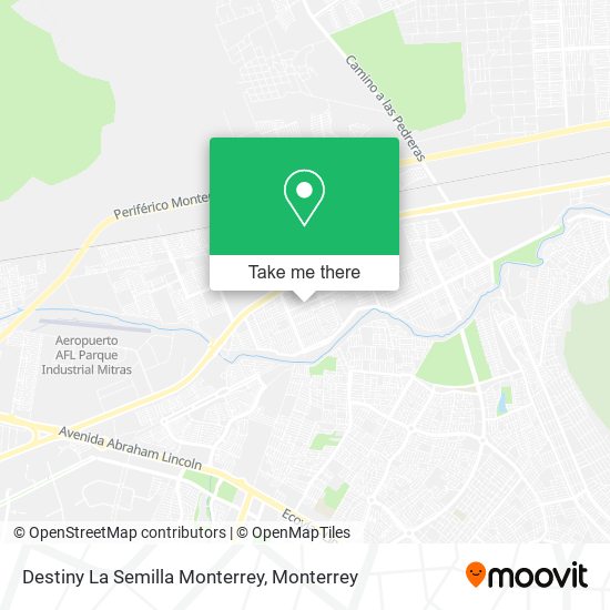 Destiny La Semilla Monterrey map