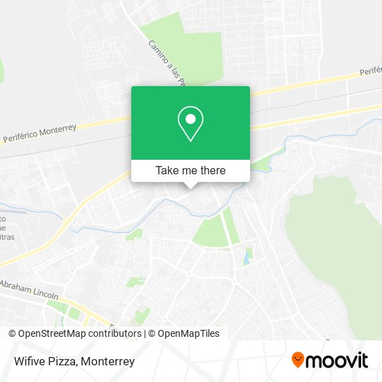 Wifive Pizza map