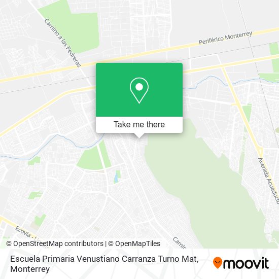 Escuela Primaria Venustiano Carranza Turno Mat map