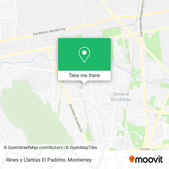 Rines y Llantas El Padrino map