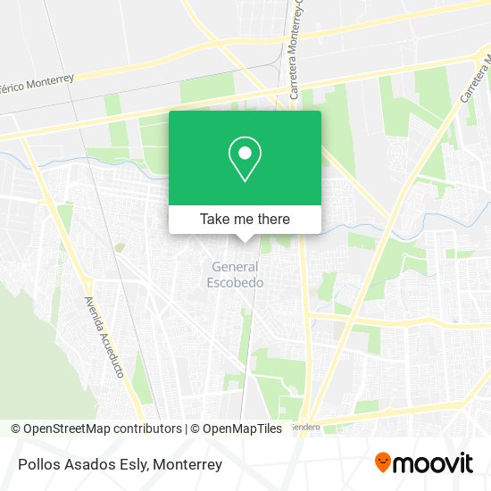 Mapa de Pollos Asados Esly