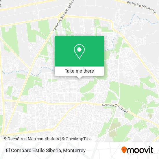 El Compare Estilo Siberia map