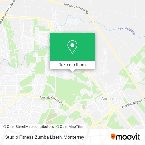 Studio Fitness Zumba Lizeth map