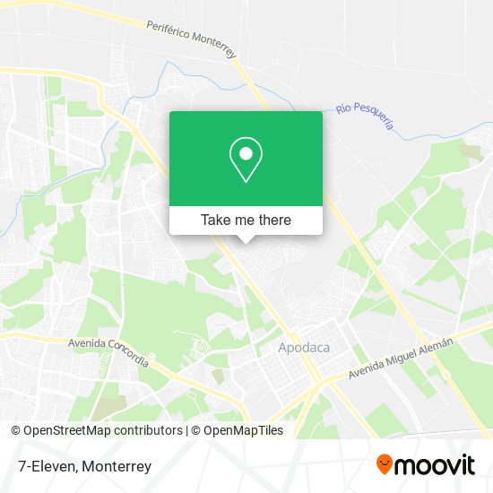 Mapa de 7-Eleven