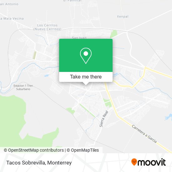 Tacos Sobrevilla map