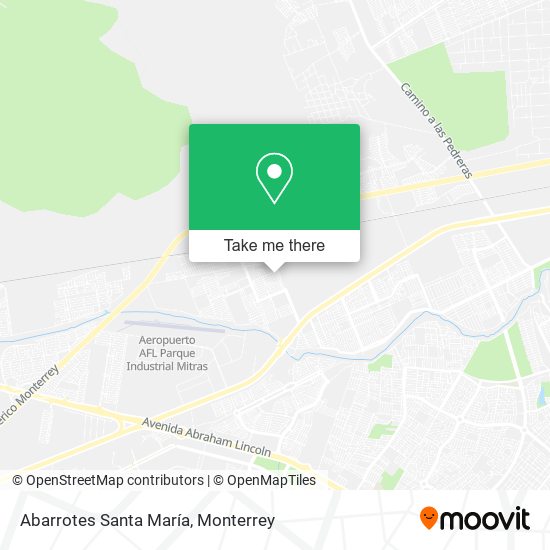 Abarrotes Santa María map