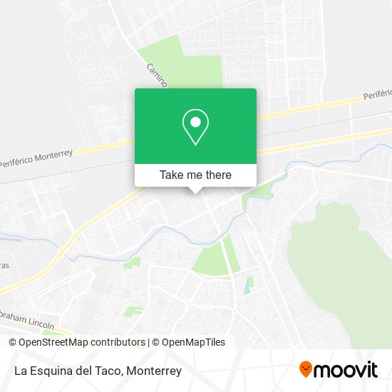 La Esquina del Taco map