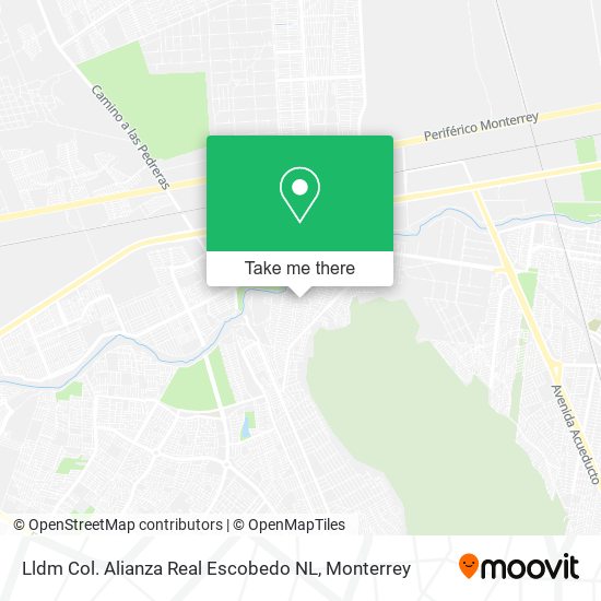 Mapa de Lldm Col. Alianza Real Escobedo NL