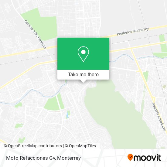 Moto Refacciones Gv map